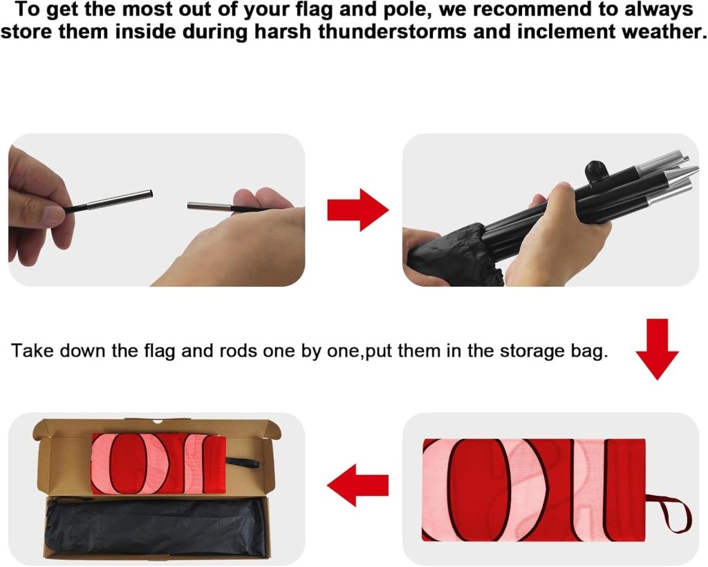 8FT For Lease Feather Flag Pole Kit