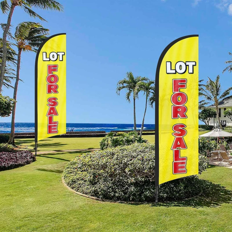 8FT For Lease Feather Flag Pole Kit