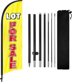 8FT For Lease Feather Flag Pole Kit