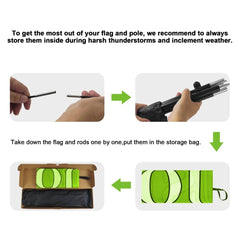 8Ft Lemonade Feather Flag with Pole & Stake