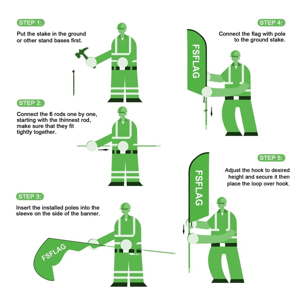 8Ft Lemonade Feather Flag with Pole & Stake