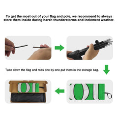 8ft Oil Change Feather Flag for Auto Detail Business