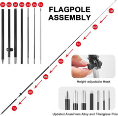 8Ft Sale Swooper Feather Flag for Sale Business 2Pack(Red)