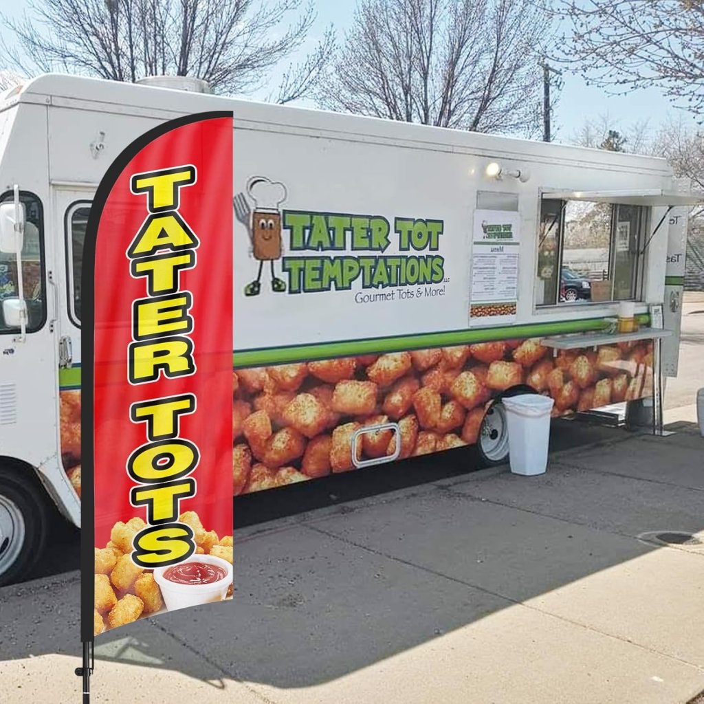 8Ft Tater Tottos Feather Flag Pole Kit