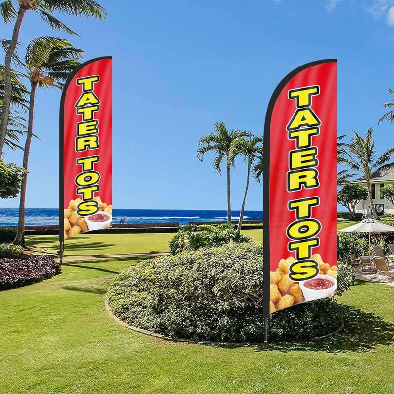 8Ft Tater Tottos Feather Flag Pole Kit