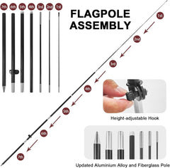 8Ft Tickets Feather Flag with Pole & Stake