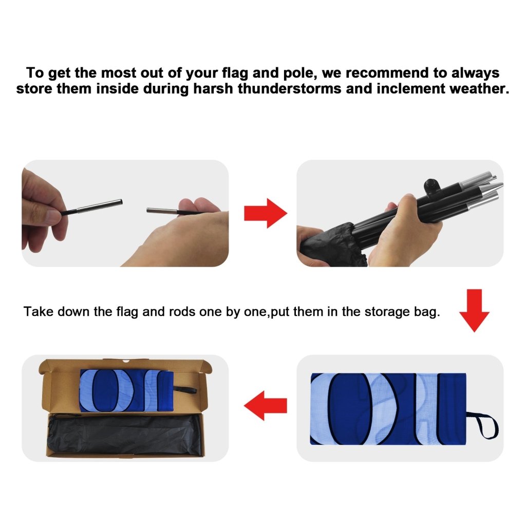 8ft Transmission Repair Feather Flag with Pole & Stake