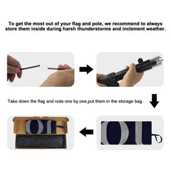 8ft Vape Shop Feather Flag Pole Kit