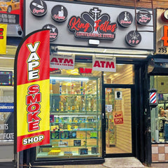 8ft Vape Smoke Shop Feather Flag Pole Kit