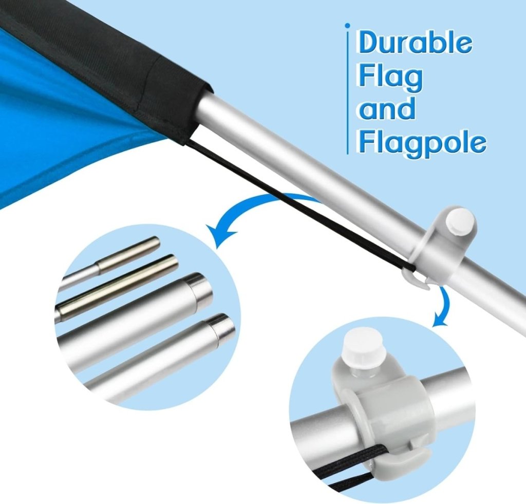 American Glory Feather Flag: Patriotic Banner for Beach Real Estate Agents (11ft) - FSFlag