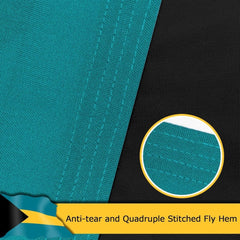 Bahamas Bahamian Flag for Outside, 400D Heavy Duty Polyester, Double - Sided Printing, Quadruple Stitched Fly Hem, Fade Resistant, 2 Brass Grommets