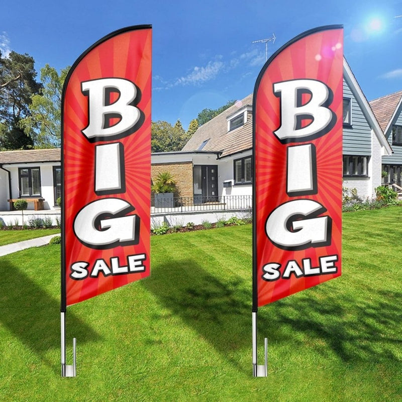 Big Sale Sign - Big Sale Feather Flag for Big Sale Business （Flagpole Not Included） - FSFlag
