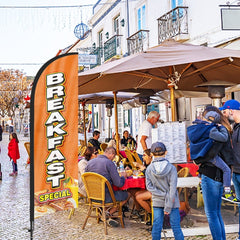 Breakfast Signs - 8Ft Breakfast Special Feather Flags Pole Kit