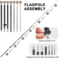 Cookies Sign - 8ft Fresh Baked Cookies Feather Flag Kit with Pole and Stake - FSFlag