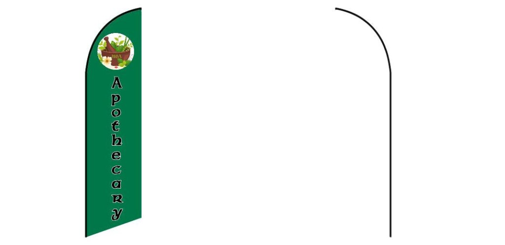 Custom Blade Flags - 1.6x6.6,2x8,3x12FT,Double - Sided（Flagpole Not Included）