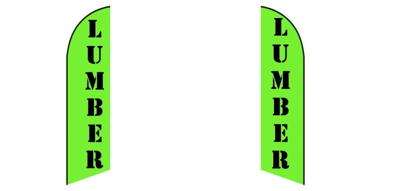 Custom Blade Flags - 1.6x6.6,2x8,3x12FT,Double - Sided（Flagpole Not Included）