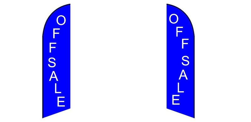 Custom Blade Flags - 1.6x6.6,2x8,3x12FT,Single/Double（Flagpole Not Included）