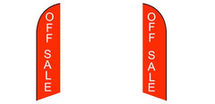 Custom Blade Flags - 1.6x6.6,2x8,3x12FT,Single/Double（Flagpole Not Included）