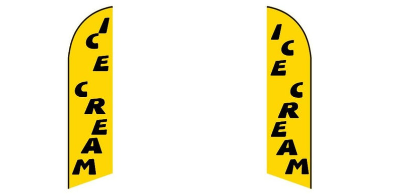 Custom Blade Flags - 1.6x6.6,2x8,3x12FT,Single/Double（Flagpole Not Included）