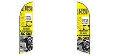 Custom Blade Flags - 1.6x6.6,2x8,3x12FT,Single/Double（Flagpole Not Included）
