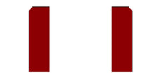 Custom Rectangle Swooper Flag - 2.3x7.2FT, Double - Sided（Flagpole Not Included）