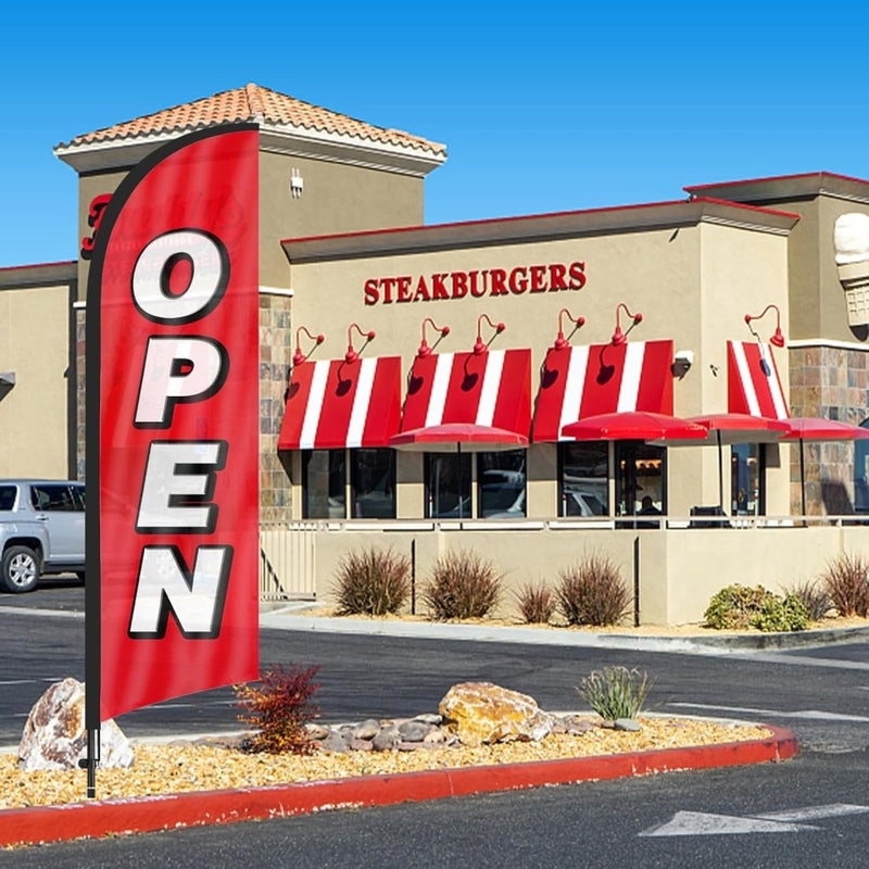 Feather Flag Pole Kit for Swooper Flags 6Ft