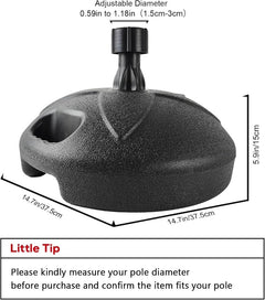 Feather Swooper Flag Base Stand, Flag Pole Floor Holder Stand