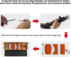 Food Truck Signs - 8Ft Food Truck Feather Flags with Pole and Ground Stake - FSFlag