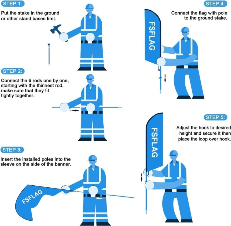 Free Wifi Sign - 8ft Free WiFi Feather Flag for Free WiFi Business - FSFlag