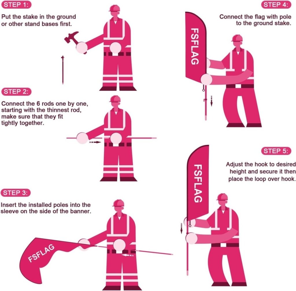 Frozen Yogurt Sign - FSFLAG 8Ft Frozen Yogurt Feather Flag Set for Frozen Yogurt Business - FSFlag