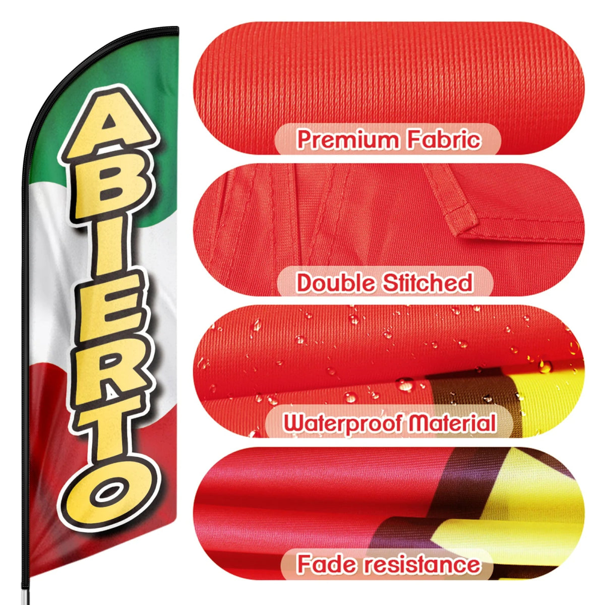 FSFLAG Abierto open Abierto - feather flag pole kit - FSFlag