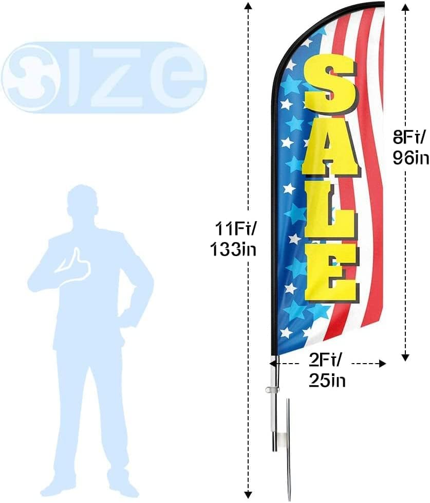 Sale Sign - Sale Feather Flag Set for Sale Business - FSFlag