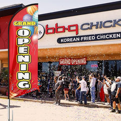 FSFLAG 11FT Grand Opening Sign for Business - feather flag pole kit - FSFlag