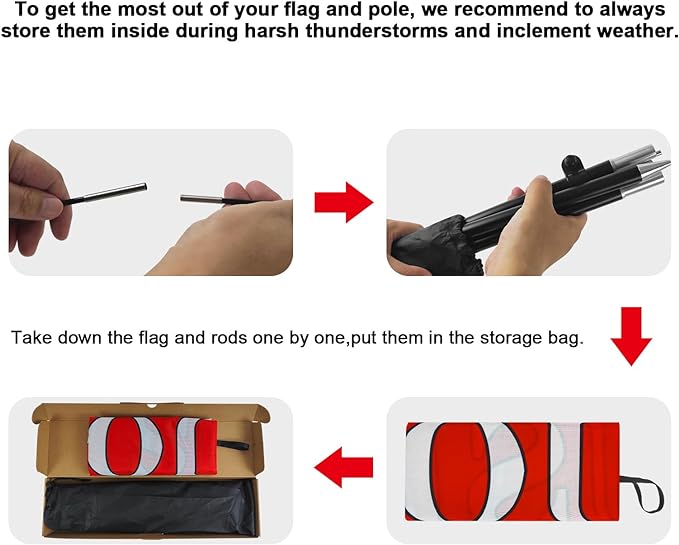 FSFLAG 8Ft OPEN 24 Hours SIGN - feather flag with pole and ground stake - FSFlag