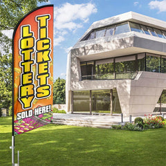 FSFLAG Lottery Tickets Swooper Flag Feather Flag Pole Kit - FSFlag