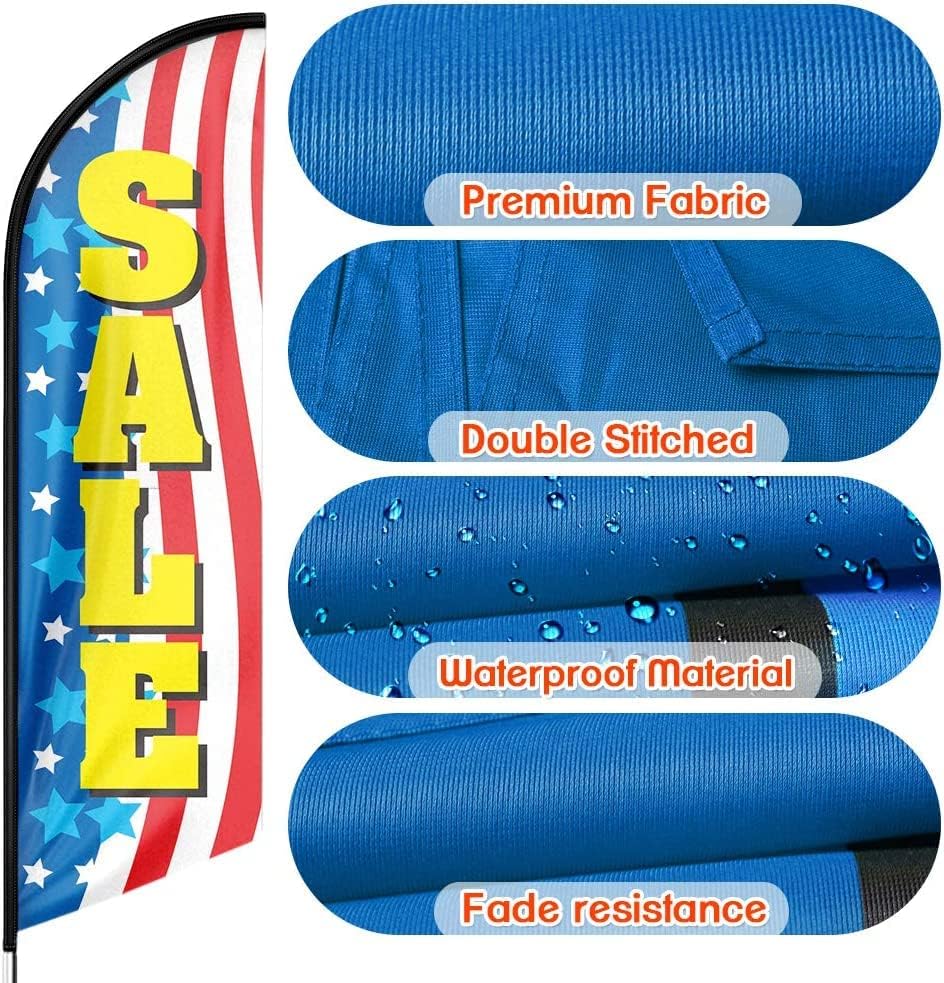 Sale Sign - Sale Feather Flag Set for Sale Business - FSFlag