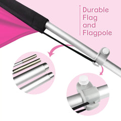 Take Out Sign - 11ft Take Out Swooper Flag Feather Flag Pole Kit - FSFlag