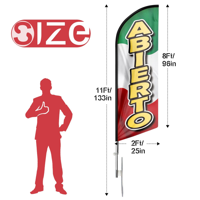 FSFLAG Abierto open Abierto - feather flag pole kit - FSFlag