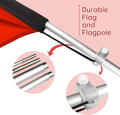 FSFLAG 11ft Open Flag with Pole - now open feather flags - FSFlag