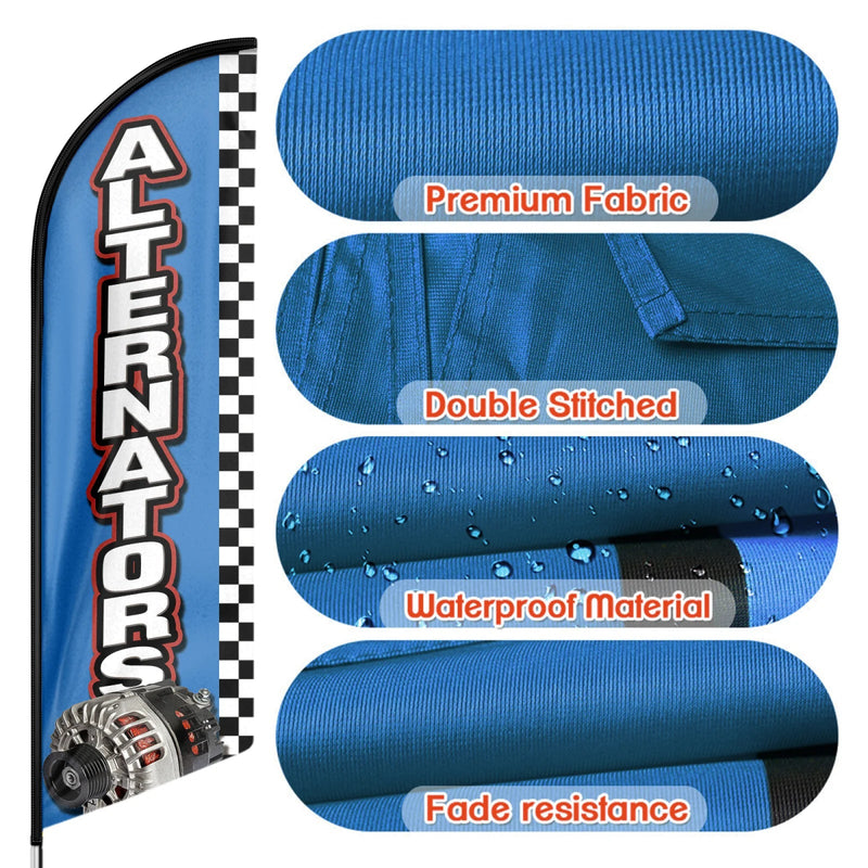 FSFLAG Alternators Swooper Flag Feather Flag Pole Kit - FSFlag