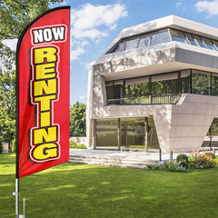 FSFLAG Swooper Flag Feather Flag Pole Kit For Rent Sign - FSFlag