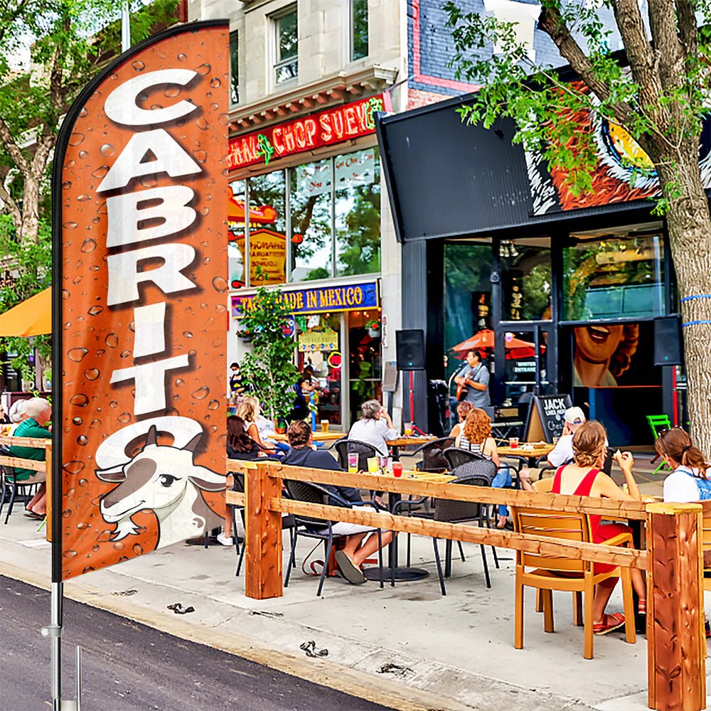 FSFLAG Cabrito Swooper Flag Feather Flag Pole Kit - FSFlag