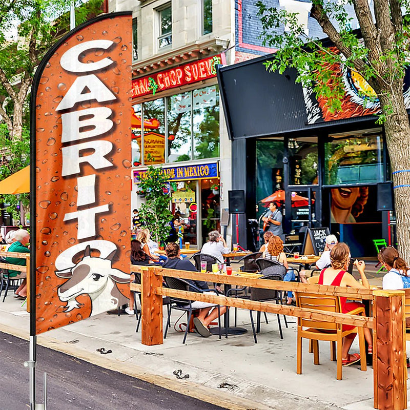 FSFLAG Cabrito Swooper Flag Feather Flag Pole Kit - FSFlag