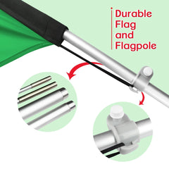 Kratom Sign - 11ft Kratom Sold Here Swooper Flag Feather Flag Pole Kit - FSFlag