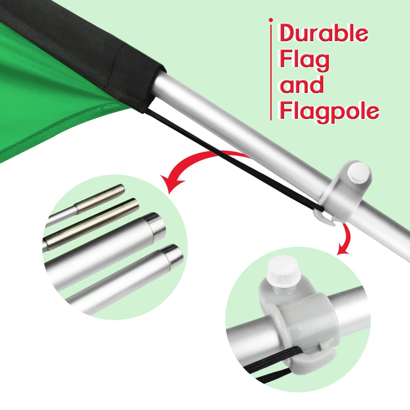 Kratom Sign - 11ft Kratom Sold Here Swooper Flag Feather Flag Pole Kit - FSFlag