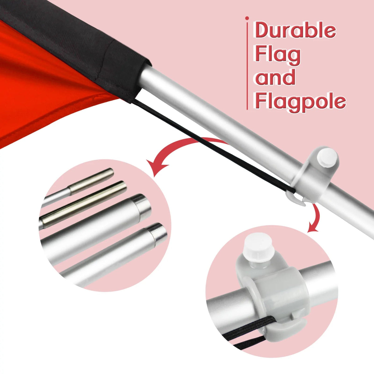 Mexican Restaurant Banner - FSFLAG Barbacoa Swooper Flag Feather Flag Pole Kit - FSFlag