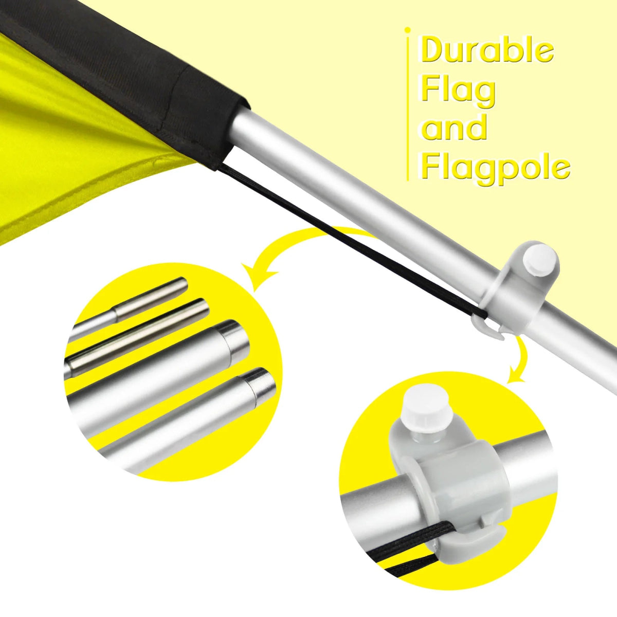 FSFLAG We Deliver Swooper Flag Feather Flag Pole Kit - FSFlag