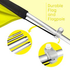 Yard Sale Signs - 11ft Yard Sale Swooper Flag Feather Flag Pole Kit - FSFlag