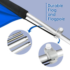 Open House Signs - FSFLAG Swooper Flag Feather Flag Pole Kit - FSFlag