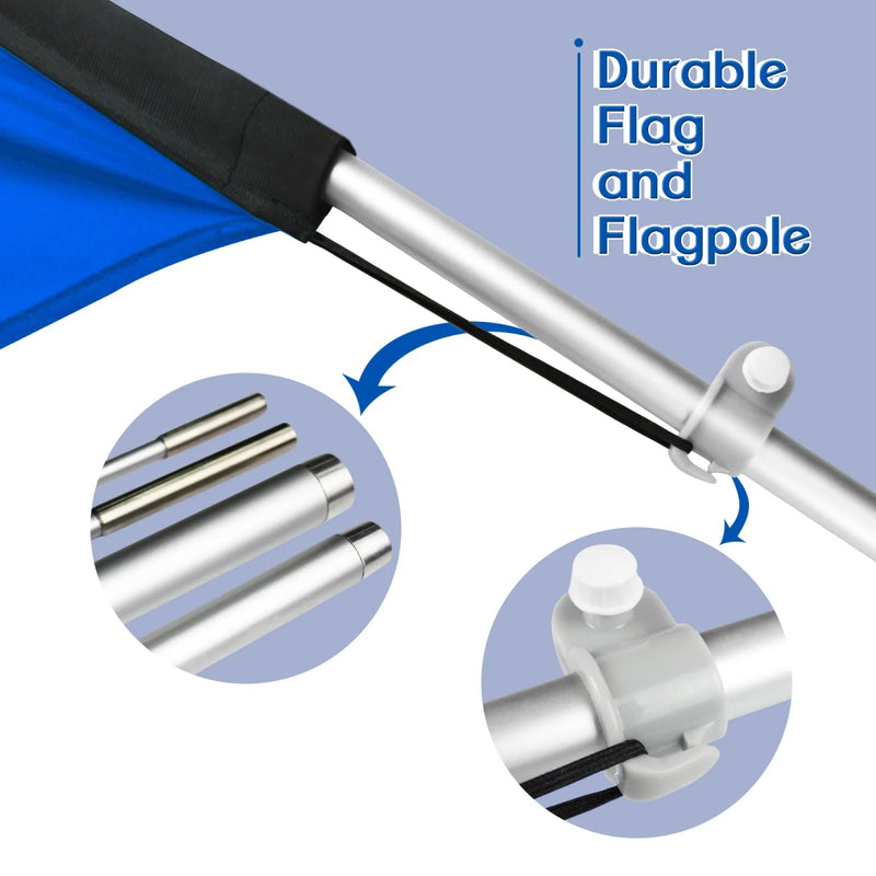 Open House Signs - FSFLAG Swooper Flag Feather Flag Pole Kit - FSFlag